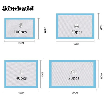 Super Absorbent Disposable Pet Diapers - Quick-Dry Dog Training Pee Pads - ZOOMNSTORE