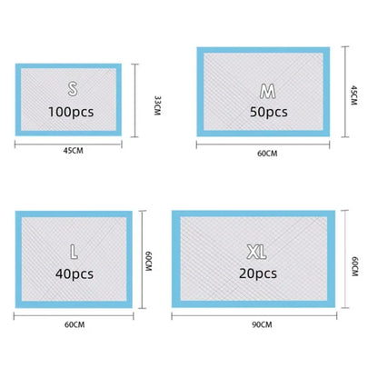 Super Absorbent Disposable Pet Diapers - Quick-Dry Dog Training Pee Pads - ZOOMNSTORE