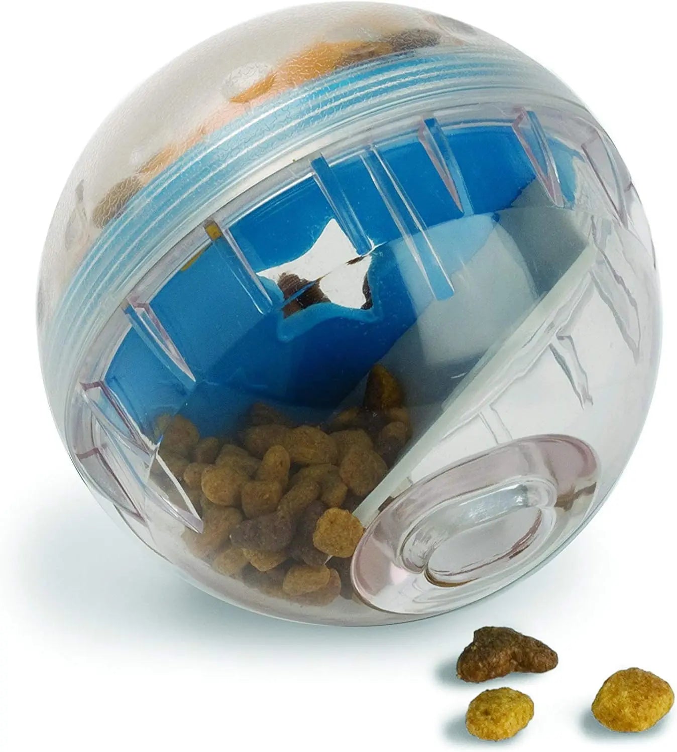 Interactive Dog Treat Dispenser Ball - 4 Slow Feeder Toy - ZOOMNSTORE