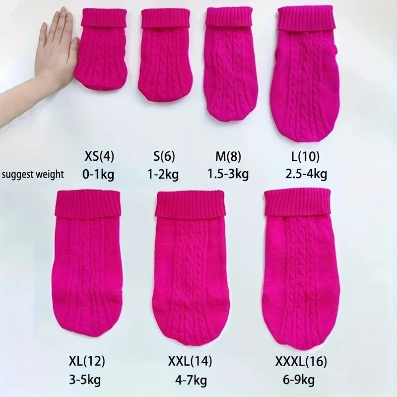 Knitted Dog Sweater - Winter Clothes for Small  Medium Dogs Chihuahua  Yorkshire - ZOOMNSTORE