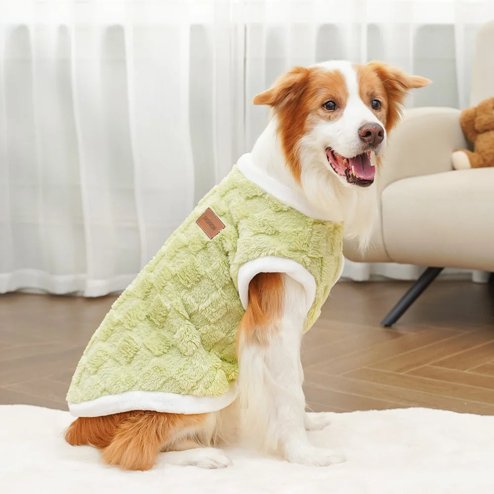 Dog Winter Coat - Polar Fleece Jacket Warm Dog Sweater for Medium & Large Dogs - ZOOMNSTORE