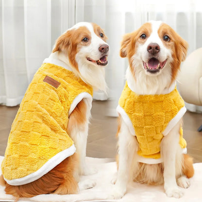 Dog Winter Coat - Polar Fleece Jacket Warm Dog Sweater for Medium & Large Dogs - ZOOMNSTORE