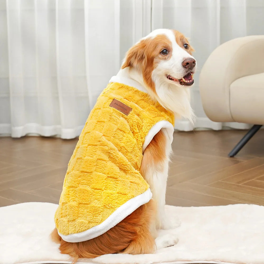 Dog Winter Coat - Polar Fleece Jacket Warm Dog Sweater for Medium & Large Dogs - ZOOMNSTORE