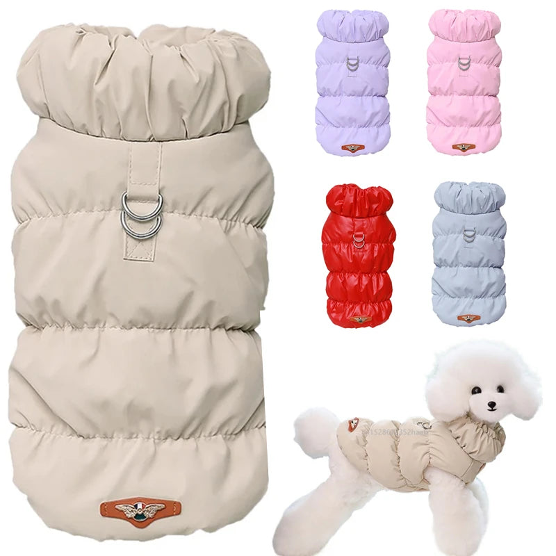 Dog Winter Coat – Small Dog Jacket Padded Pet Vest for Cold Weather Wear - ZOOMNSTORE