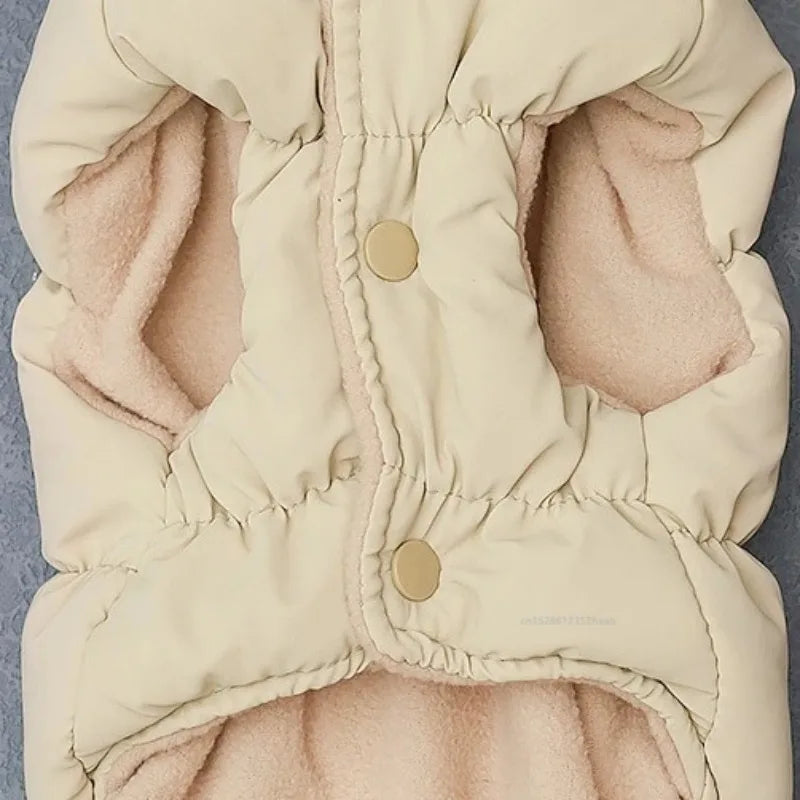 Dog Winter Coat – Small Dog Jacket Padded Pet Vest for Cold Weather Wear - ZOOMNSTORE