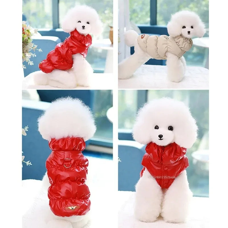Dog Winter Coat – Small Dog Jacket Padded Pet Vest for Cold Weather Wear - ZOOMNSTORE