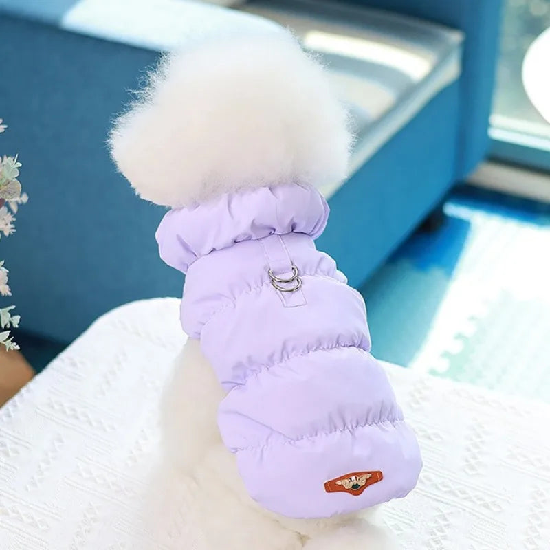 Dog Winter Coat – Small Dog Jacket Padded Pet Vest for Cold Weather Wear - ZOOMNSTORE