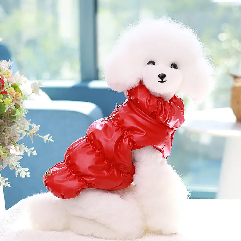 Dog Winter Coat – Small Dog Jacket Padded Pet Vest for Cold Weather Wear - ZOOMNSTORE