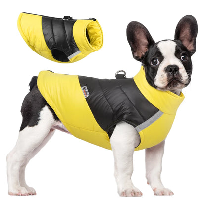 Dog Winter Coat - Warm Cotton Dog Clothing With Reflective Stripe For Small & Large Dogs - ZOOMNSTORE