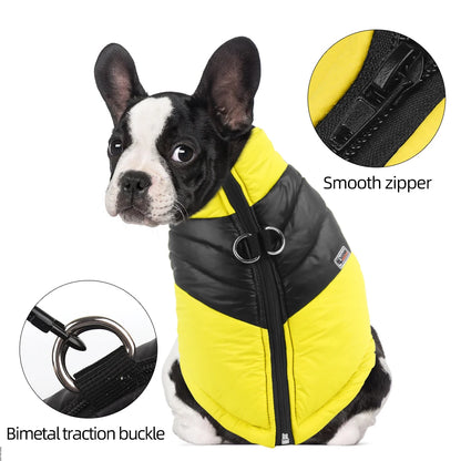 Dog Winter Coat - Warm Cotton Dog Clothing With Reflective Stripe For Small & Large Dogs - ZOOMNSTORE