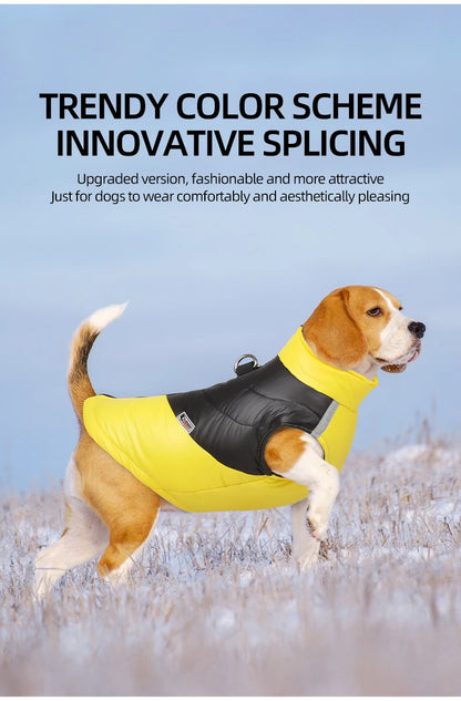 Dog Winter Coat - Warm Cotton Dog Clothing With Reflective Stripe For Small & Large Dogs - ZOOMNSTORE