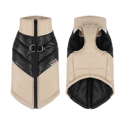 Dog Winter Coat - Warm Cotton Dog Clothing With Reflective Stripe For Small & Large Dogs - ZOOMNSTORE