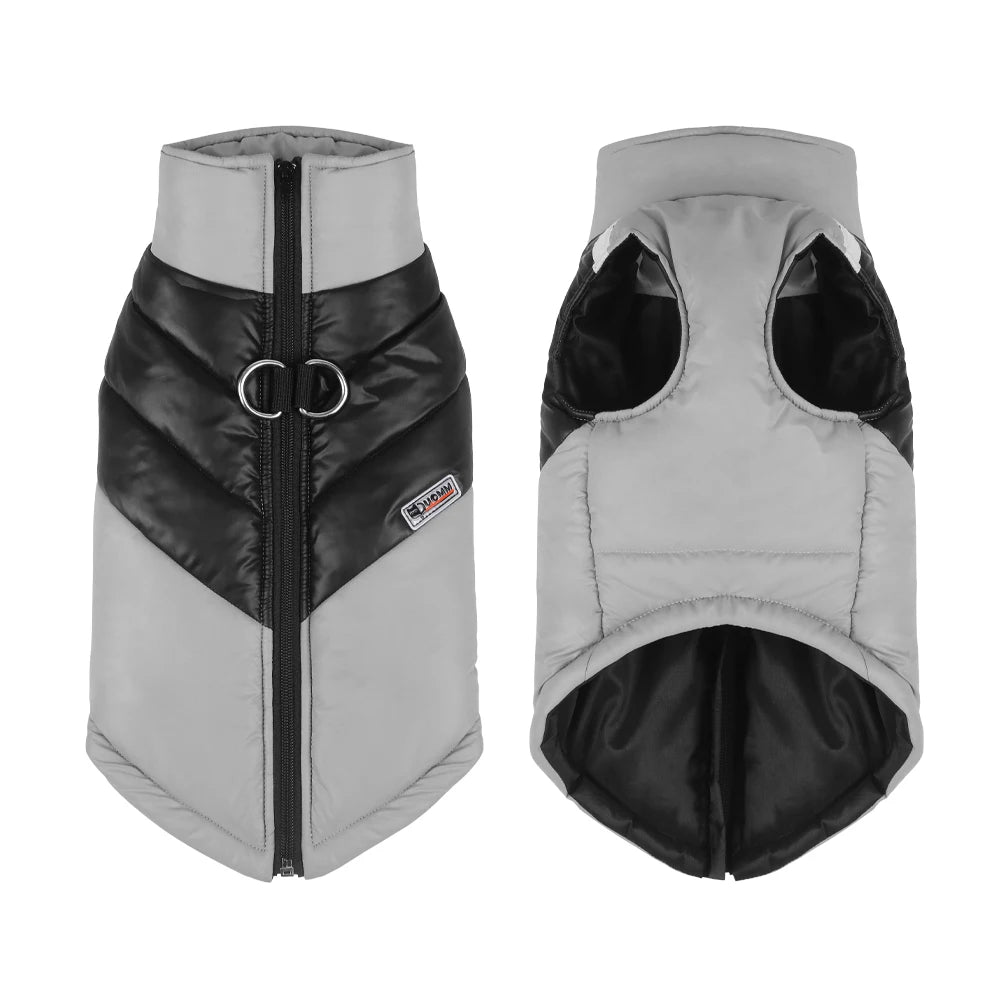 Dog Winter Coat - Warm Cotton Dog Clothing With Reflective Stripe For Small & Large Dogs - ZOOMNSTORE