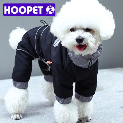 Dog Winter Jacket - Puppy Warm Coat Small Medium Reflective Insulated Apparel - ZOOMNSTORE