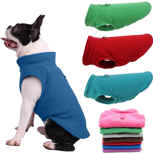 Soft Wool Pet Jacket - Warm Coat for Dogs  Cats Ideal for Winter  Spring - ZOOMNSTORE