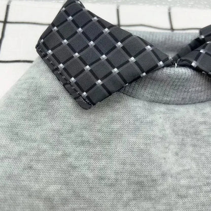 Small Dog Hoodie Jacket - Warm Winter Plaid Shirt for Puppies - ZOOMNSTORE