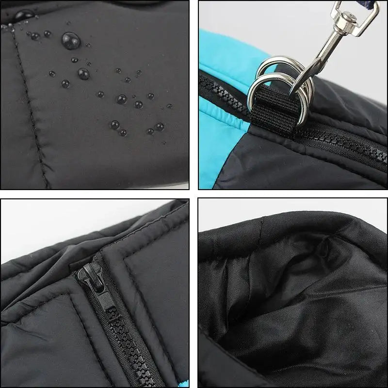 Dog Winter Jacket – Waterproof Warm Coat With D-Ring For Small & Large Dogs - ZOOMNSTORE