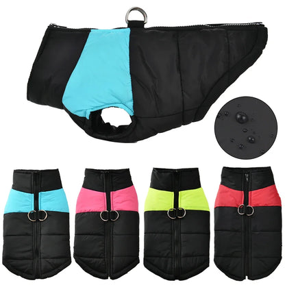 Dog Winter Jacket – Waterproof Warm Coat With D-Ring For Small & Large Dogs - ZOOMNSTORE