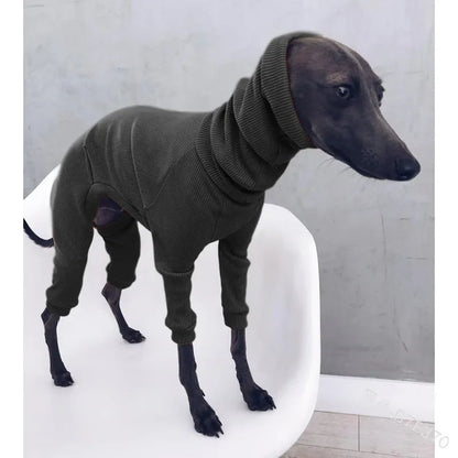 Dog Winter Overalls - Lightweight Turtleneck Dog Onesie for Medium Large Dogs - ZOOMNSTORE