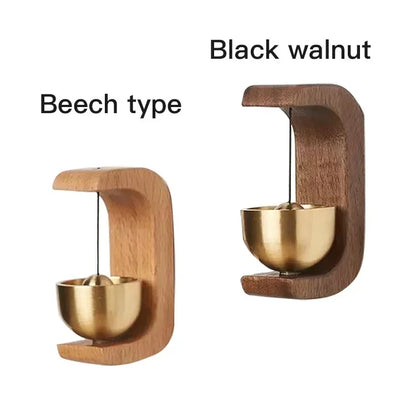Doorbell Wind Chime - Wooden Natural Beech Wood Chime With Pleasant Sound - ZOOMNSTORE
