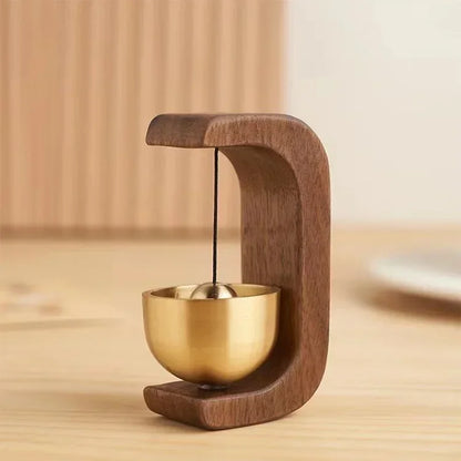 Doorbell Wind Chime - Wooden Natural Beech Wood Chime With Pleasant Sound - ZOOMNSTORE