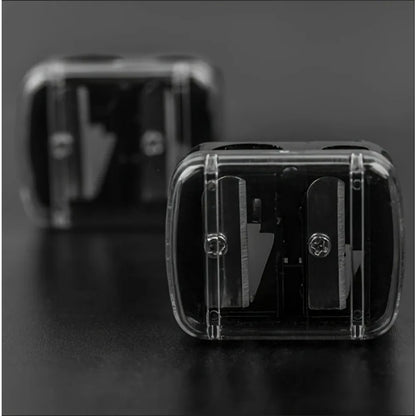 1PC double hole pencil sharpener make-up pencil multi-purpose automatic pencil sharpener for office and school supplies - ZOOMNSTORE