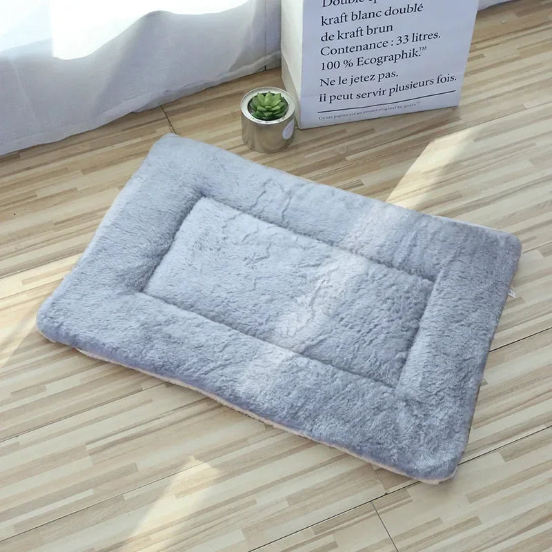 Double-Sided Pet Mat - Plush Cat  Small Dog Bed Cushion - ZOOMNSTORE