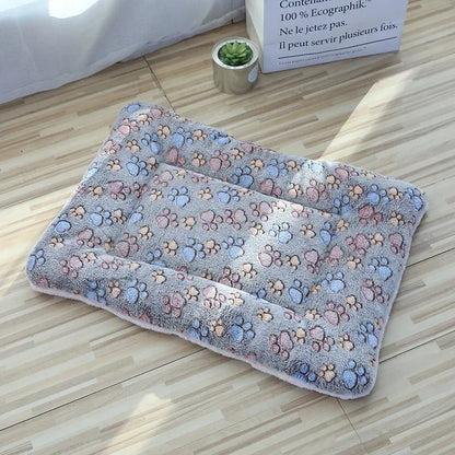 Double-Sided Pet Mat - Plush Cat  Small Dog Bed Cushion - ZOOMNSTORE