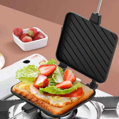 Double Sided Sandwich Pan | Non Stick Sandwich Maker & Pancake Omelet Pan - ZOOMNSTORE