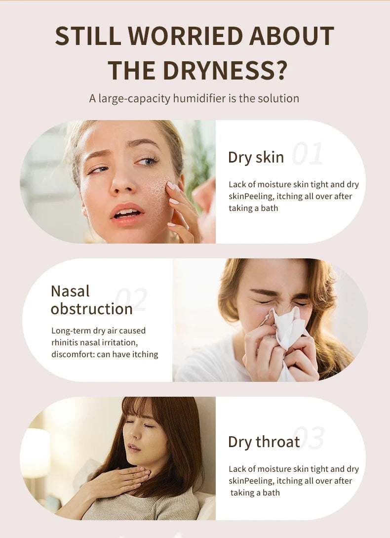 Ultrasonic Essential Oil Diffuser - 2000ml Humidifier with Cool Mist - ZOOMNSTORE