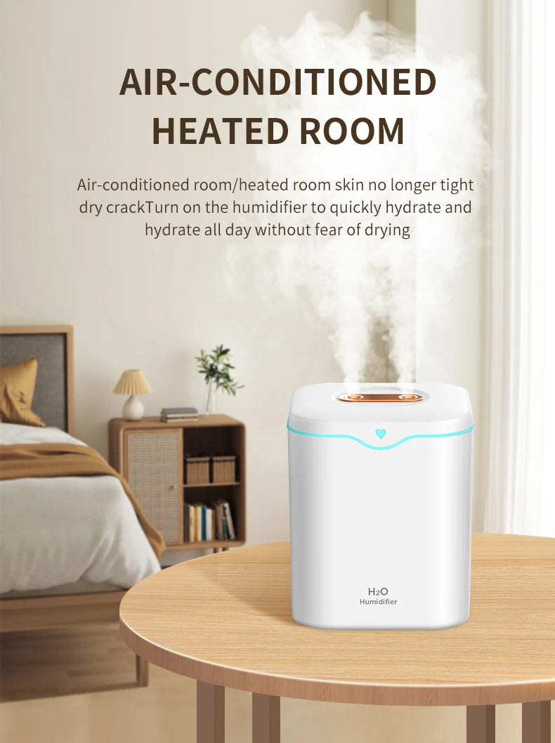 Ultrasonic Essential Oil Diffuser - 2000ml Humidifier with Cool Mist - ZOOMNSTORE