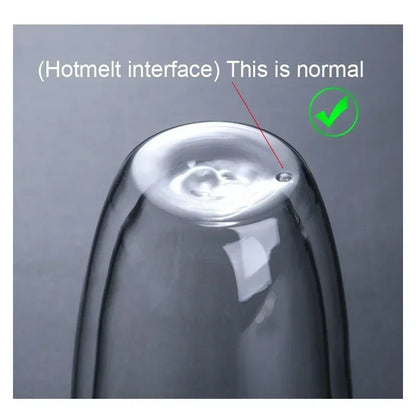 Double Wall Glass Cup - 2-18PCS Borosilicate Tea Set | Transparent Round Drinkware - ZOOMNSTORE