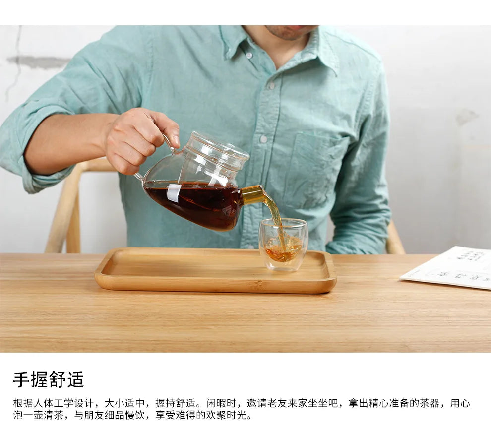 Double Wall Glass Cup - 2-18PCS Borosilicate Tea Set | Transparent Round Drinkware - ZOOMNSTORE