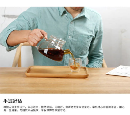 Double Wall Glass Cup - 2-18PCS Borosilicate Tea Set | Transparent Round Drinkware - ZOOMNSTORE