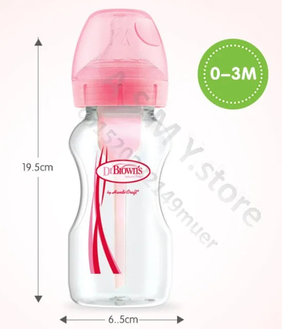 Dr. Brown's bottle / newborn / wide caliber / pp bottle / to prevent flatulence 150ML 270ML - ZOOMNSTORE