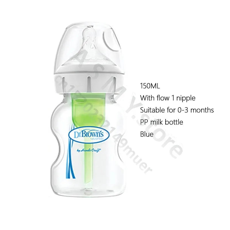 Dr. Brown's bottle / newborn / wide caliber / pp bottle / to prevent flatulence 150ML 270ML - ZOOMNSTORE