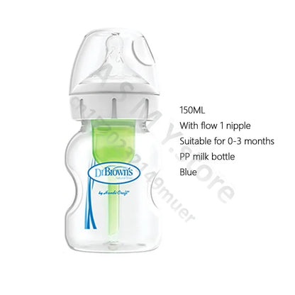 Dr. Brown's bottle / newborn / wide caliber / pp bottle / to prevent flatulence 150ML 270ML - ZOOMNSTORE