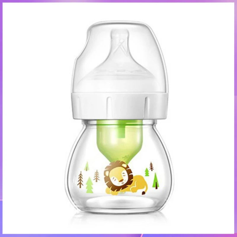 Dr. Brown's Glass Bottle - Wide Bore Baby Bottle 60ML Newborn Feeding Solution - ZOOMNSTORE