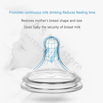 Dr. Brown's Glass Bottle - Wide Bore Baby Bottle 60ML Newborn Feeding Solution - ZOOMNSTORE