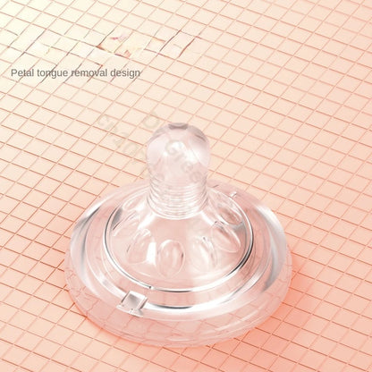 Dr.Green Baby Bottle Wide Mouth Glass Newborn Feeding Bottle - Fast Milk Filling, Removable Washable - ZOOMNSTORE