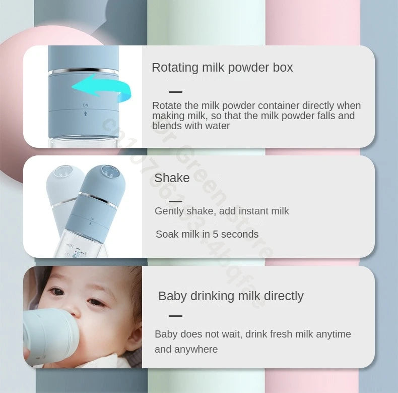 Dr.Green Baby Bottle Wide Mouth Glass Newborn Feeding Bottle - Fast Milk Filling, Removable Washable - ZOOMNSTORE