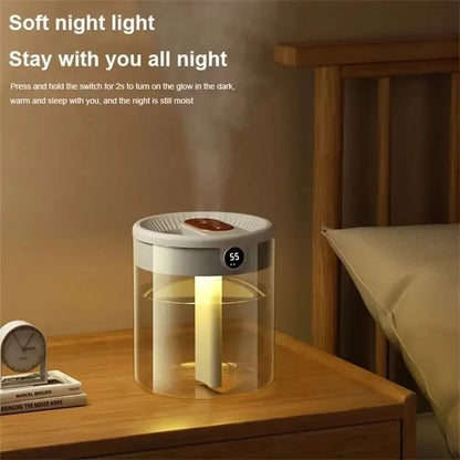 2L USB Humidifier - Quiet LED Night Light Diffuser for Home  Office - ZOOMNSTORE