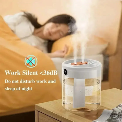 2L USB Humidifier - Quiet LED Night Light Diffuser for Home  Office - ZOOMNSTORE