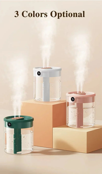 2L USB Humidifier - Quiet LED Night Light Diffuser for Home  Office - ZOOMNSTORE