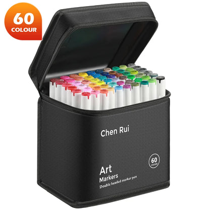 Dual Tip Alcohol Markers Set - Professional Art Markers for Drawing and Coloring - ZOOMNSTORE