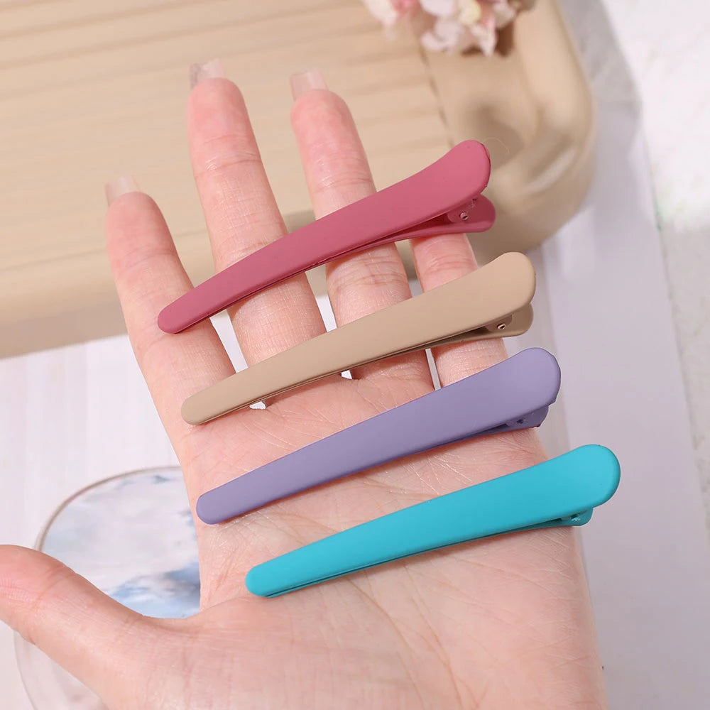 Duck Mouth Hairpins - 10pcs Plastic Hair Clips for Women | Professional DIY Hairdressing Tools - ZOOMNSTORE