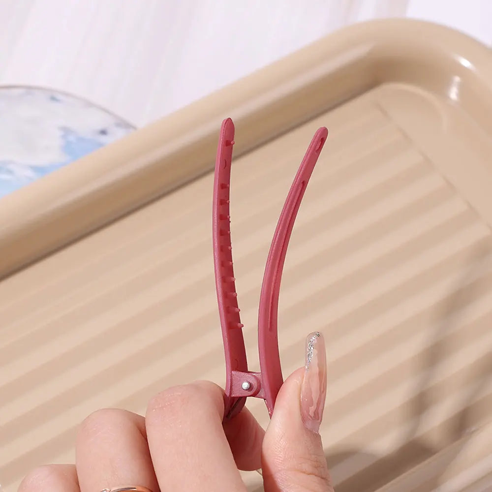 Duck Mouth Hairpins - 10pcs Plastic Hair Clips for Women | Professional DIY Hairdressing Tools - ZOOMNSTORE