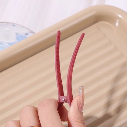 Duck Mouth Hairpins - 10pcs Plastic Hair Clips for Women | Professional DIY Hairdressing Tools - ZOOMNSTORE