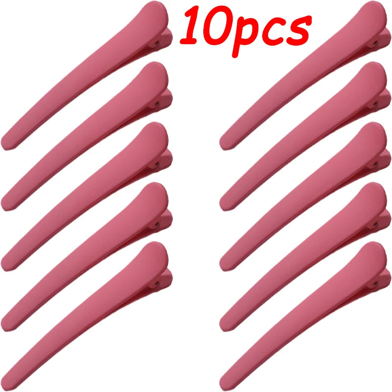 Duck Mouth Hairpins - 10pcs Plastic Hair Clips for Women | Professional DIY Hairdressing Tools - ZOOMNSTORE