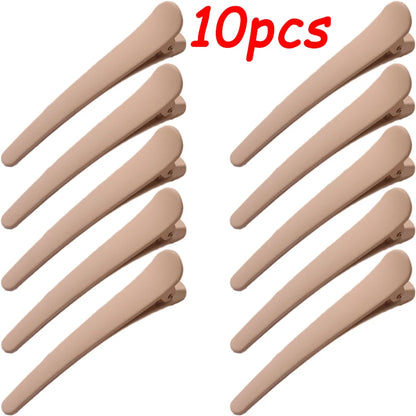 Duck Mouth Hairpins - 10pcs Plastic Hair Clips for Women | Professional DIY Hairdressing Tools - ZOOMNSTORE
